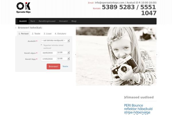 Car-hire theme site design template sample