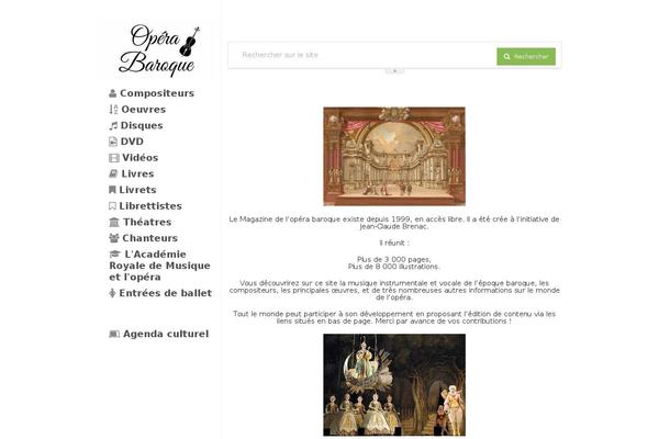 operabaroque.fr site used Opera