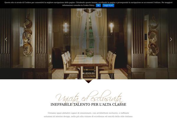 Chandelier theme site design template sample