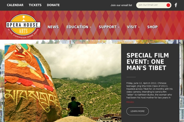 operahousearts.org site used Oha
