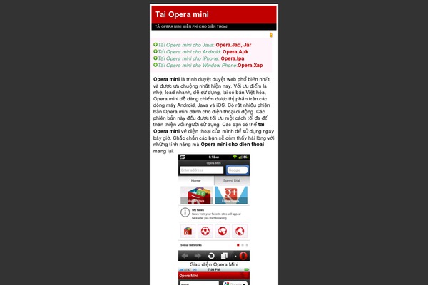 operaminivn.net site used Mobiletheme