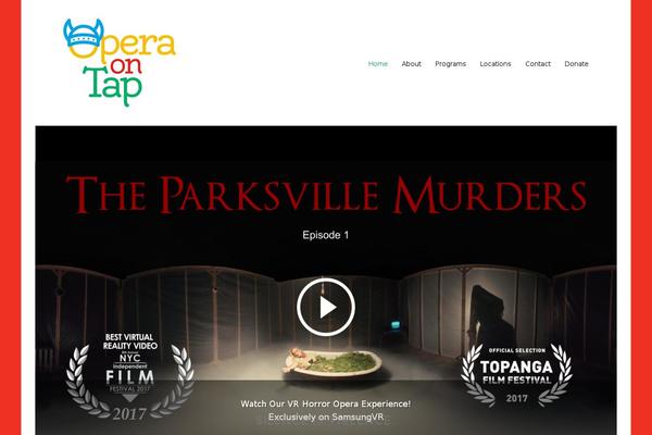 Hardy theme site design template sample