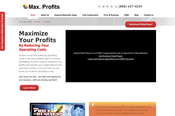 Caffeine theme site design template sample
