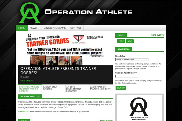 operationathlete.com site used Flow