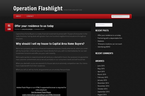 Site using Advanced Responsive Video Embedder plugin