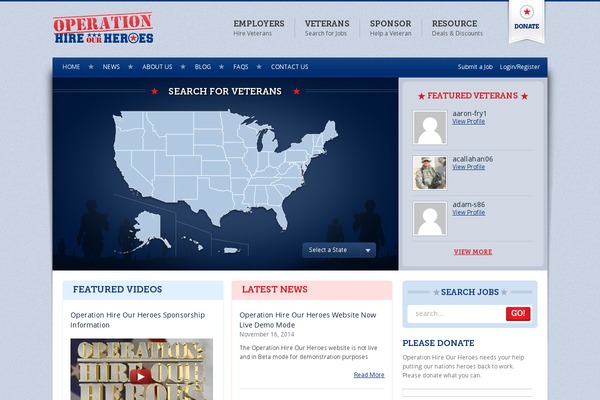 Jobroller theme site design template sample