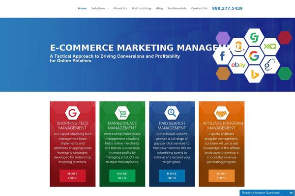 Salient Child theme site design template sample