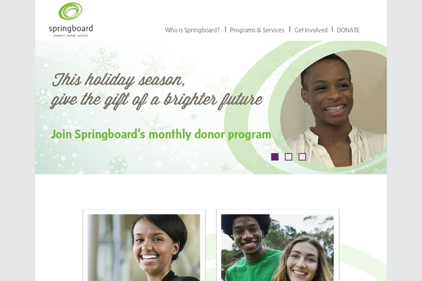 SpringBoard theme site design template sample