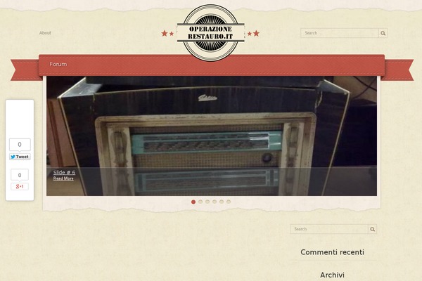 Retropress theme site design template sample