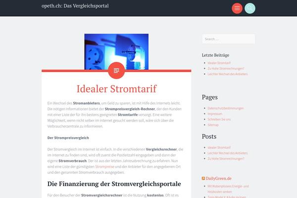 Sorbet theme site design template sample