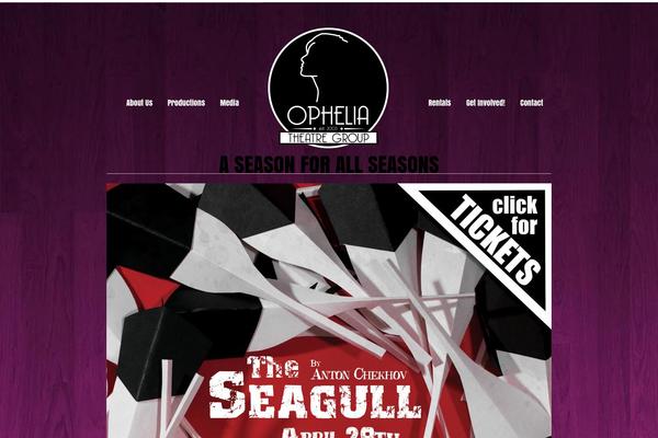 opheliatheatre.com site used Queed