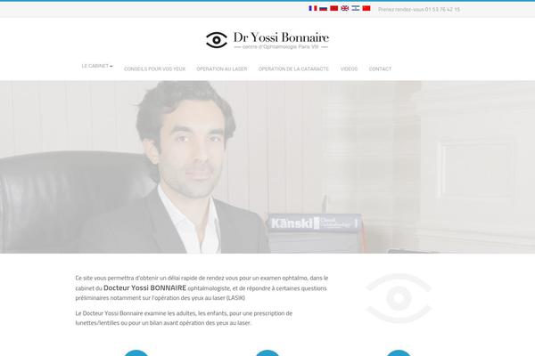 Fiction theme site design template sample