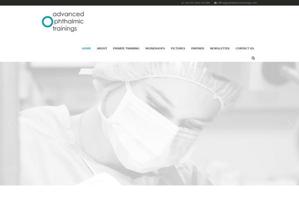 Albertino theme site design template sample