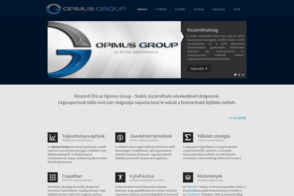 Hybrid theme site design template sample