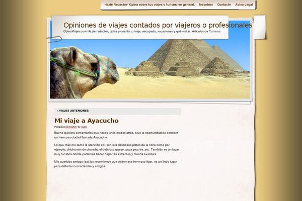 Adventure Journal theme site design template sample