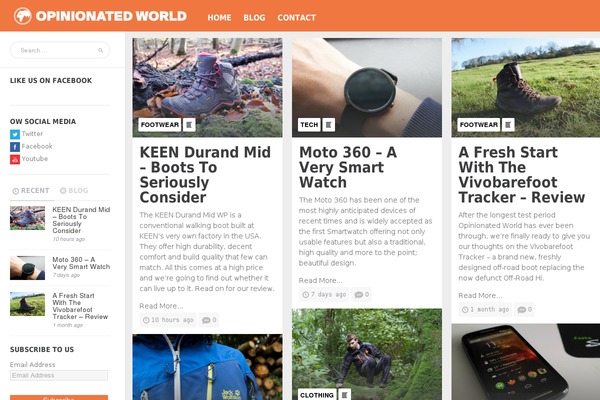 Bayside theme site design template sample
