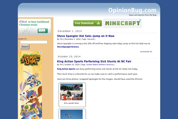 opinionbug.com site used Carrots