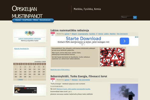 Arclite theme site design template sample