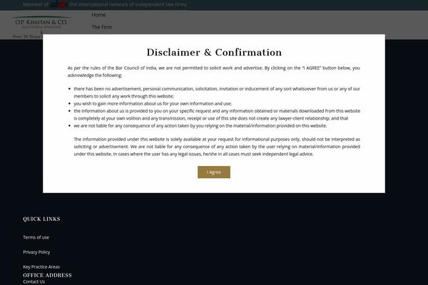 Site using Contact-form plugin