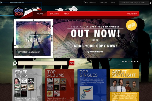 Soundwave theme site design template sample