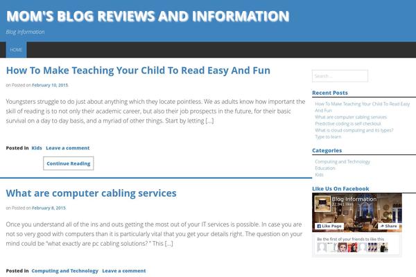 opmomblog.com site used WP Inspire Writer