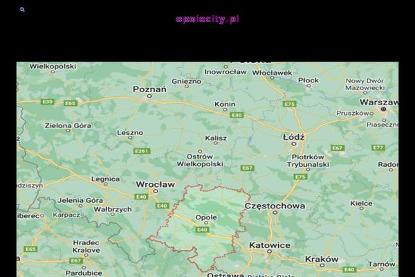 opolecity.pl site used City Blog