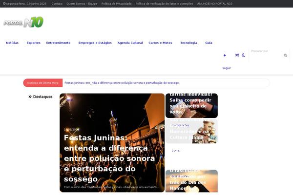Jannah theme site design template sample