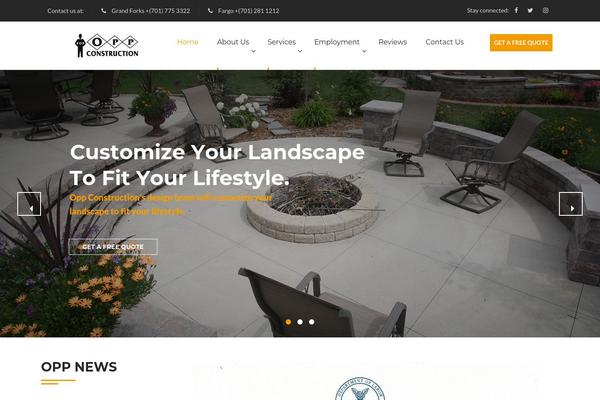 Factoryplus theme site design template sample