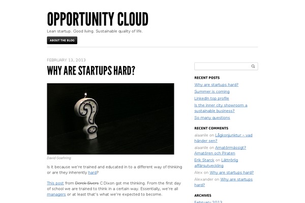 Blaskan theme site design template sample