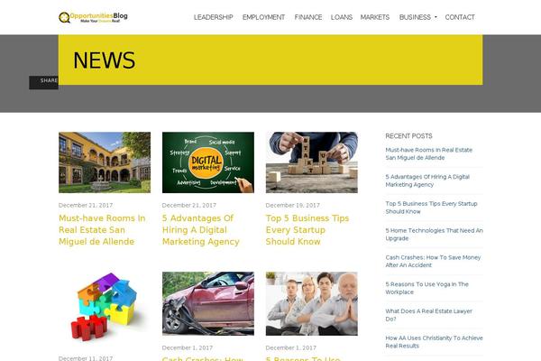 Economist theme site design template sample
