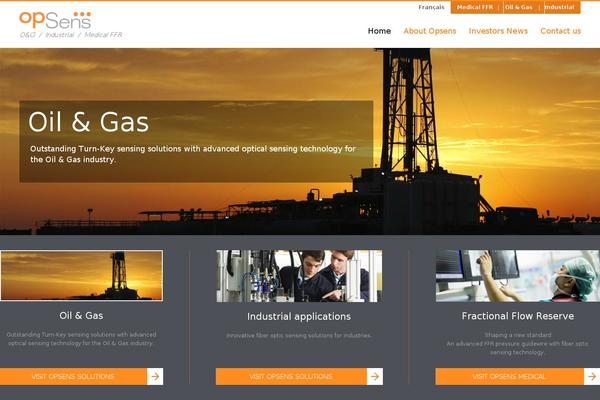 opsens.com site used Opsens-global