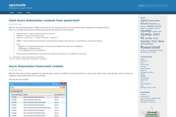 Fluid Blue theme site design template sample