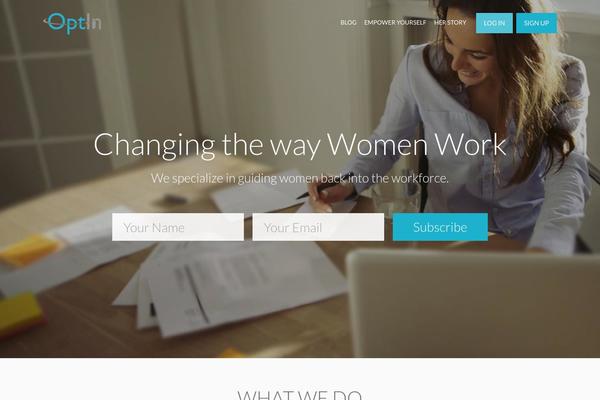 BlankSlate theme site design template sample