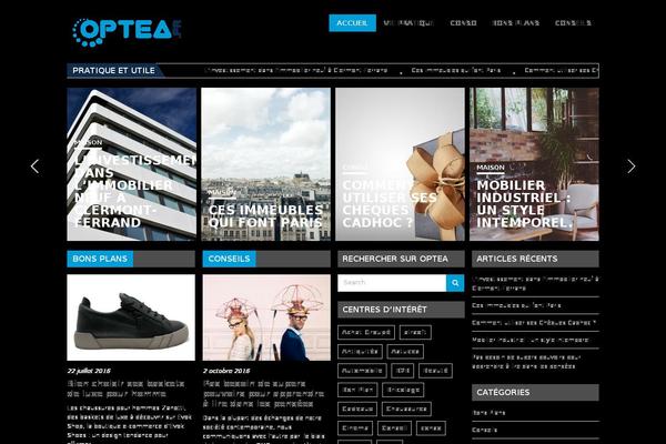 Solaris theme site design template sample