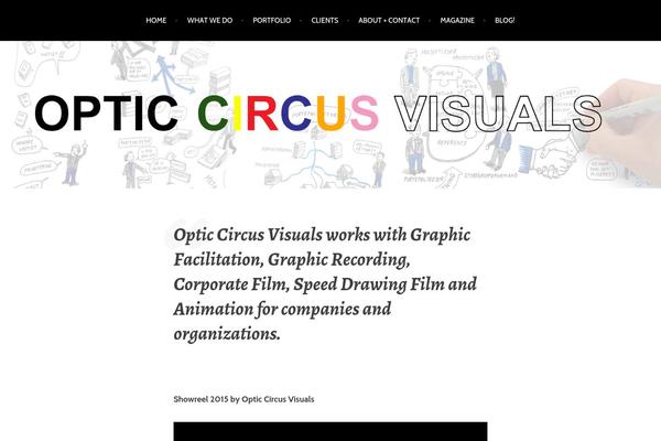 Argent theme site design template sample