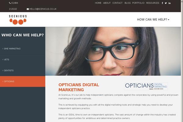 X Child theme site design template sample