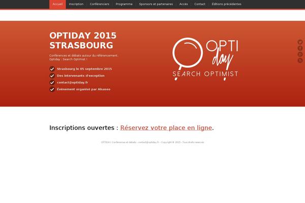 JustLanded theme site design template sample