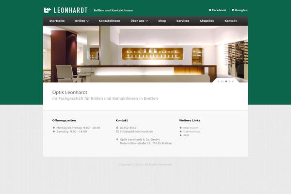 Nexus theme site design template sample