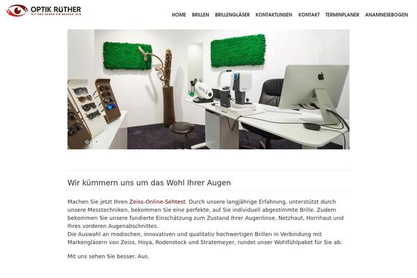 Inceptio theme site design template sample