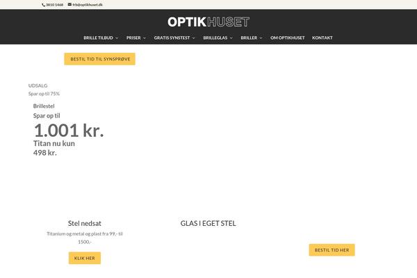 optikhuset.dk site used Divi-child-optikhuset