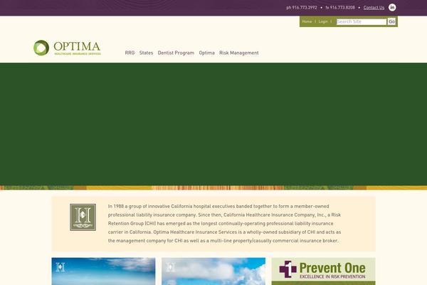 Organic theme site design template sample
