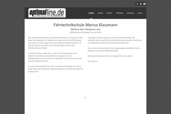 Coherence theme site design template sample
