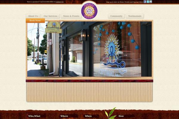 Optimal theme site design template sample