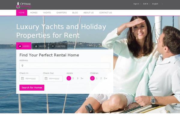 Traveler theme site design template sample