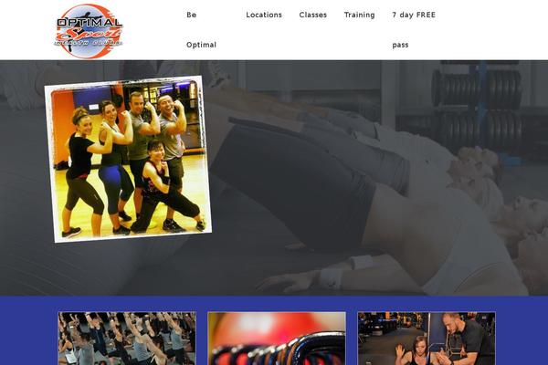 FitPro theme site design template sample