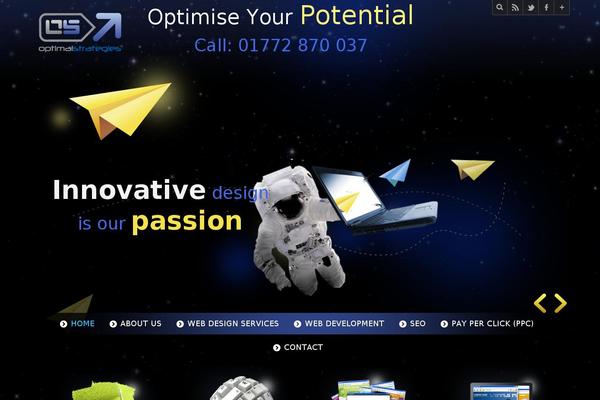 Natural theme site design template sample