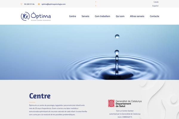 Hypnotherapy theme site design template sample
