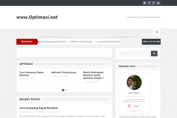 optimasi.net site used Goodnews 5.5