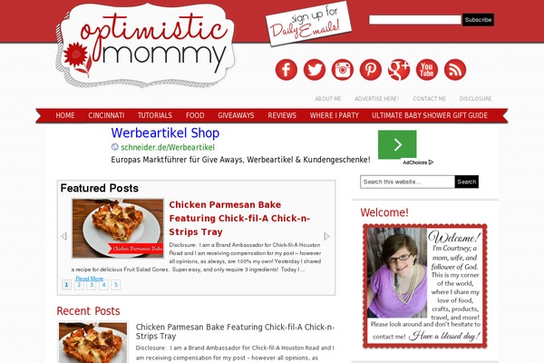 News theme site design template sample