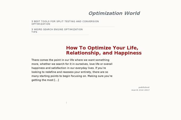 optimization-world.com site used Foxhound